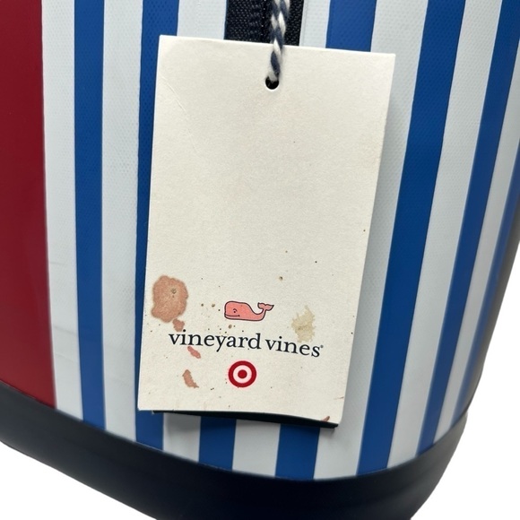 NWT Limited Edition Vineyard Vines x Target Navy Padded Shoulder Sling Cooler - Picture 14 of 16